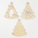 DIY tree pendant from wood for the New Year "Christmas tree", New Year's set for creativity