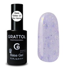 База Grattol Glitter №23, 9 мл