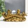 NECSK Polystone for bronze "2 carps in the rod of Zhui with a crystal" 5x4.5x12.5 cm
