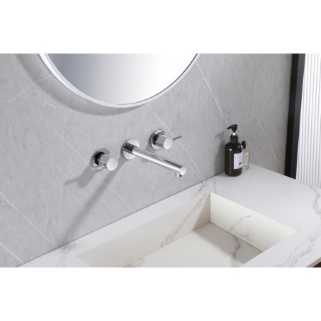 ABBER EMOTION AF88121 shell mixer, two -wound, built -in, chrome-1