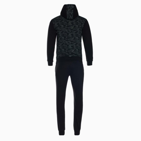 Male costume (sweatshirt, trousers), black color, size 54-11
