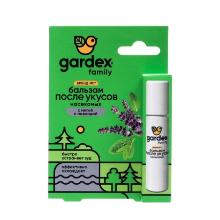 Balm after insect bites "Gardex Family", 7 ml