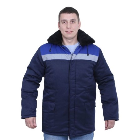 Working jacket, p. 52-54, height 182-188 cm, blue/cornflower color