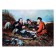 Picture on the canvas "Hunters on the halt" 50*70 cm