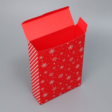 Folding box "Gift from Santa Claus", 21x 15 x 5 cm, New Year-4