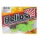 Helios Credo Double Tail Rusty Gold & Lime, 7.5 cm, 7 pcs. (HS-12-017)