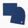 Set for a boy (snood and hat), indigo color, size 50-54