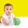 Developing toy Bright Starts, OBALL ball, with a rattle, green color