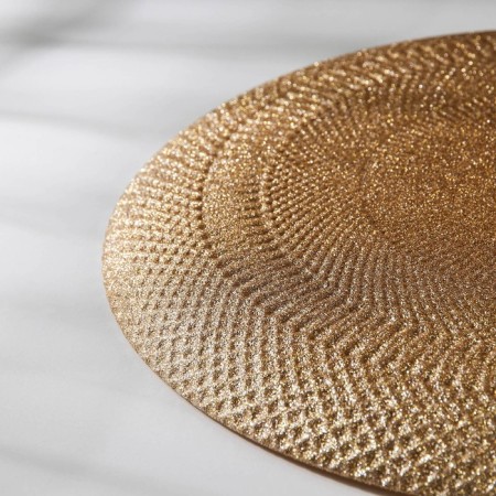 Serving dish "Gloria", d = 30 cm, gold color-2