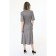 The dress fitted from artificial suede, size 44