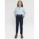 Blouse for girls, height 122 cm, blue color
