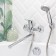BUNNE BOOOU B8290-18F bathtub, two-wound, shower watering can and hose, chrome