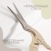 Set of scissors Gift: Close scissors 9 ", 23.5 cm, scissors embroidery" her tower "3.7, 9.5 cm, gold color