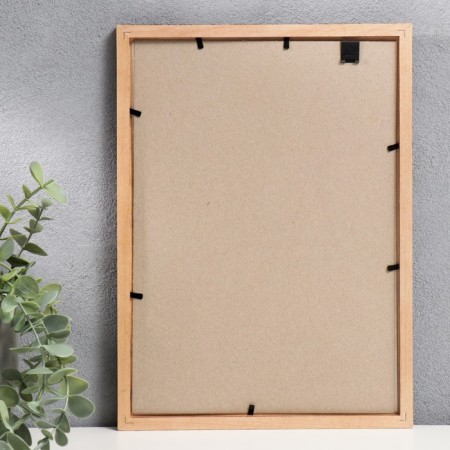 Photo frame pine С15 21x30 cm, 008 Mahagon 3 (plastic screen)-2
