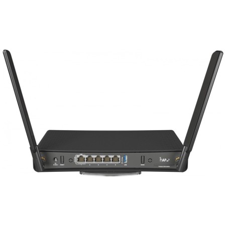 Wireless Mikrotik HAP AX3 (C53UIG+5HPAXD2HPAXD) AX1800 10/100/1000Base-TX Black 107045-2