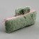 Penal school soft "crocodile", 20x8 cm, plush, green