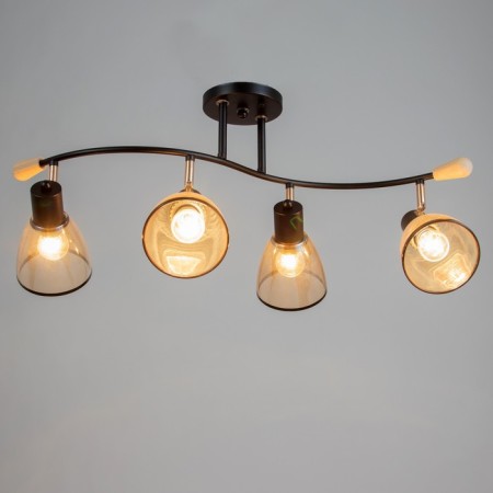 Lamp "Fate" 4x60W E27 black-1