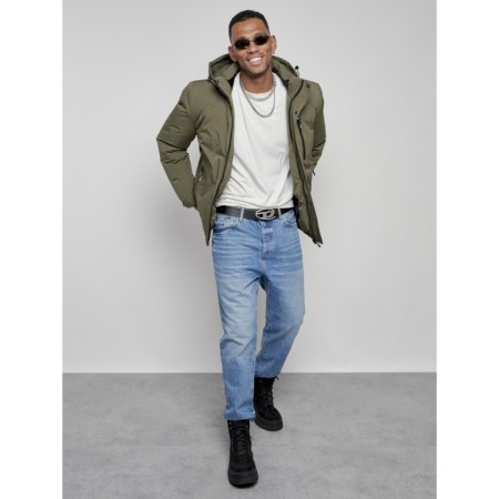 Sports male winter, size 62, khaki color-14