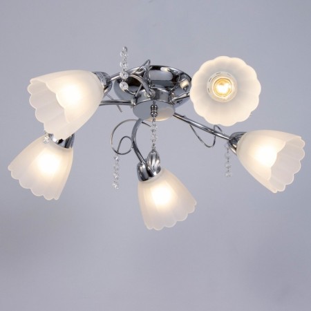 Adele chandelier 5x40W e27 chrome 54x52x17 cm-1