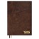 Dated 2025 diary, Escalada, A5+ 176 sheets, integral cover, artificial leather, foil embroidery, liesse, block 80 g/m2, brown