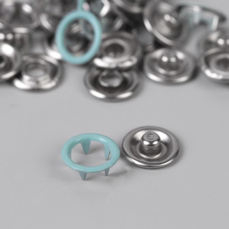 Shirt buttons, open, d = 9.5 mm, 10 pcs, mint color-2