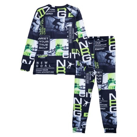 Thermal complex for a boy: trousers, sweatshirt, height 176 cm-5