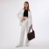 Women's bag with lightning, burgundy color
