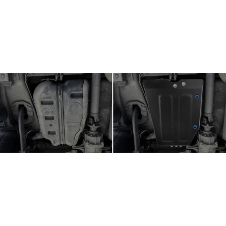 Fuel tank protection for exed txl I generation restyling RKPP 4WD 2021-, steel 1.5 mm-4