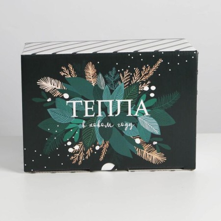 Folding box "heat", 22 x 15 x 10 cm, new year-5