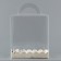 Confectionery box, chest, packaging, “with love”, 16 x 16 x 18 cm