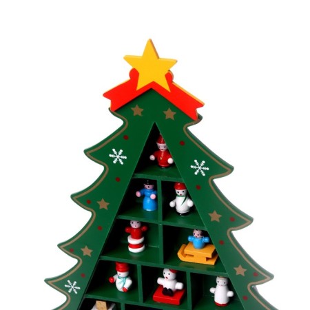 New Year. Souvenir "Christmas tree with cells for gifts", 26 × 30 cm-8