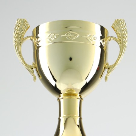 Cup 042C, award figure, gold, plastic stand, 26.2 × 8.7 × 7.5 cm.-5