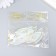 Decor for creativity Plastic "Eye" Holography White set 6 pcs 2x5 cm