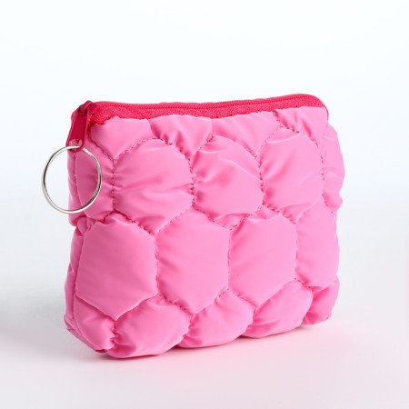 Women's wallet with lightning, pink color-1