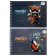 Note for notes A5, 24 sheets on the crest of Musical Cats, the cover coated cardboard, selective UV-lak, mix