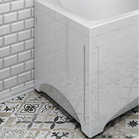 Bath screen Vannesa 2-31-0-1-0-237 "Vesta", 70 cm, mount, left