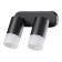 FLAX lamp, 2x9W GU10, black color, IP20