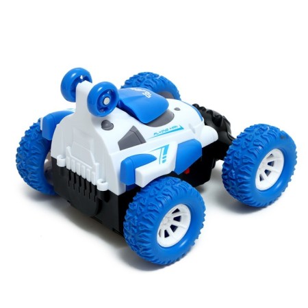 The Robbysh machine, radio -controlled, works on the battery, the color is blue-4