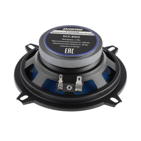Acoustic system DIGMA DCA-B502, 13 cm, 200 W, set 2 pcs-4