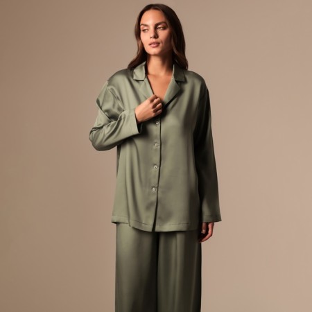 Home suit (shirt and trousers) SL Home p. XL, green-4