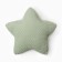 Ethel pillow "Star" d = 44 cm, central green