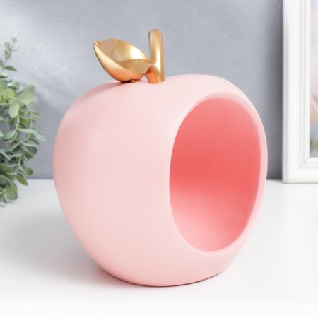 Souvenir Polystone stand "Pink apple" 20.5x16x18 cm-1