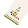 Set of kitchen towels, size 40x60 cm, ecru-green color 2 pcs