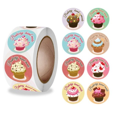 Stick Paper "Home baking" d = 2.5 cm 500 pcs in a rolon 3x6x6 cm
