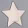 Christmas tree decoration for coloring "Star with a snowman", with a suspension