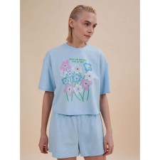 Female set, size XS, blue color