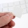 Layer furniture square tundra, size 25 x 25 mm, 18 pcs, polymer, white color