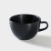 Porcelain coffee coffee "Watercolor", 320 ml, black color