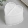 Mold Silicon "Casket - Bow Heart" with a lid 8.4x9.7x6.7 cm