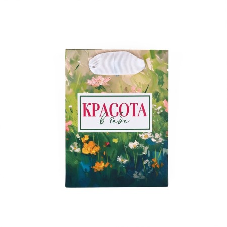 Laminated "Flowers" package, 9 × 12 × 6.5 cm-3